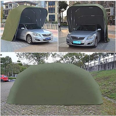 Automatische opneembare garage tent voor motorfietsen en SUV's