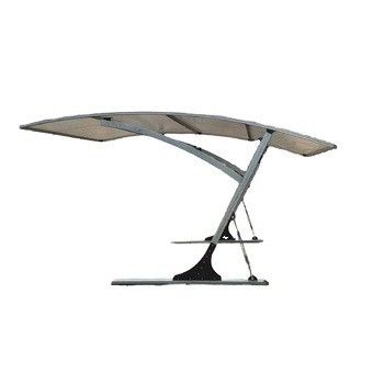 Opvouwbare auto-garagedak van zonne-architectuur, gebogen raam, luifel voor S/M/L/XL voertuigen