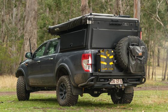 TOYOTA TRUCK Ute Silverado Hard Camper Alucab Pickup Tacoma Camper Top met rek
