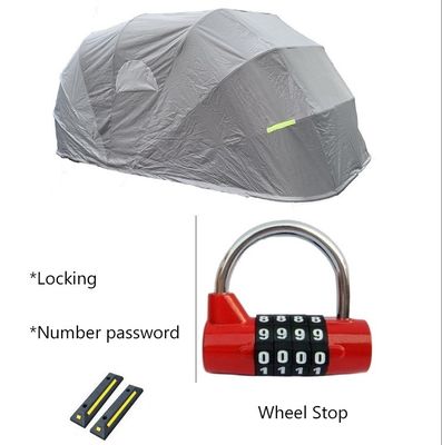 Japanse stijl Draagbare tuin Garage Auto Port Canopy Kits met roestvrij staal dak