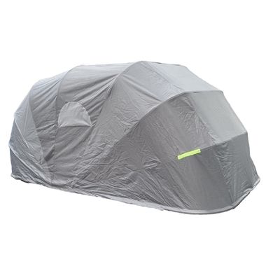 Groen roestvrij staal buitenauto garage zonnepaneel met luifel en tent bescherming