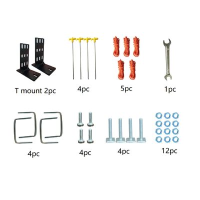 270 graden aluminium schelp 200x250 auto-fitment luifel voor de Amerikaanse en Australische markt