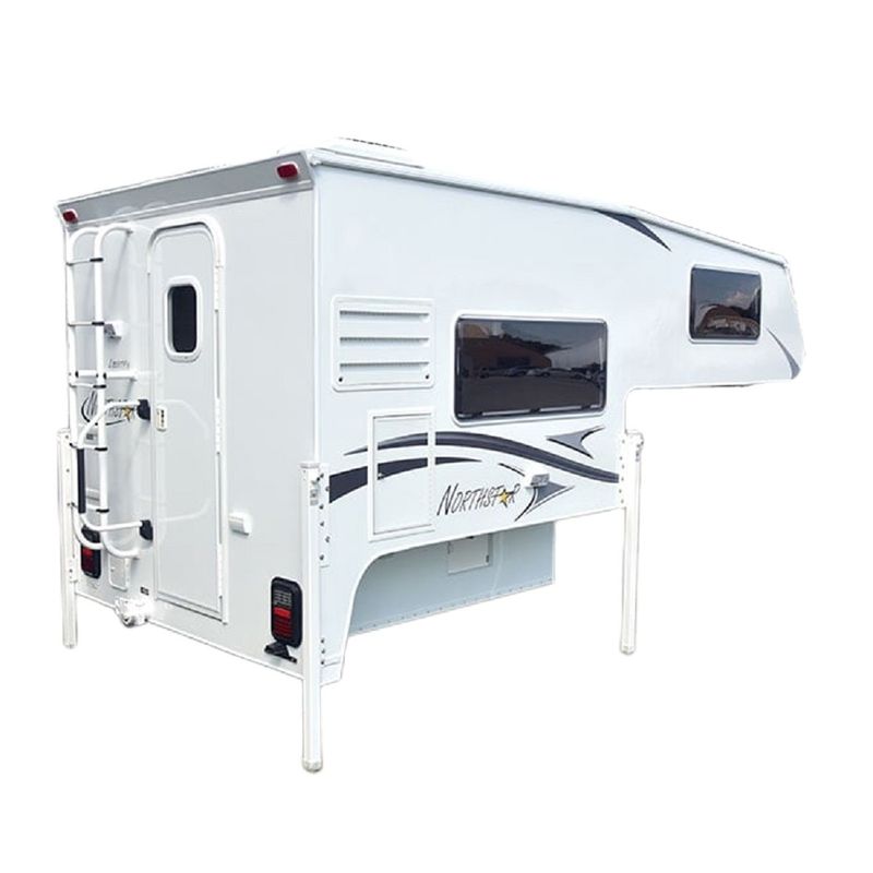 TOYOTA TRUCK Camper Shell Slide op met douche FRP 4X4 Kindle Long Box Pickup Body Made